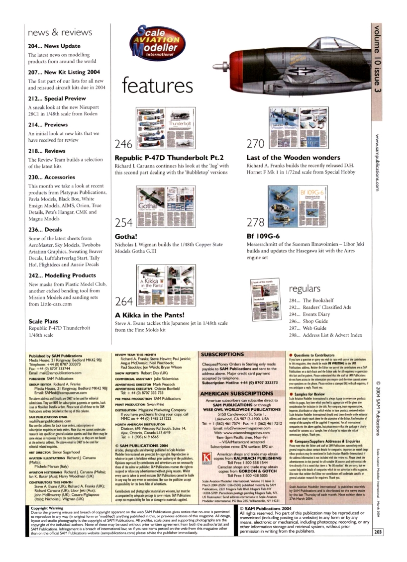 Scale Aviation Modeller International 2004-03